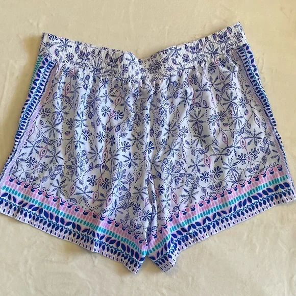 Lilly Pulitzer Colorful Patterned Shorts Trio Sz XL - Picture 7 of 13